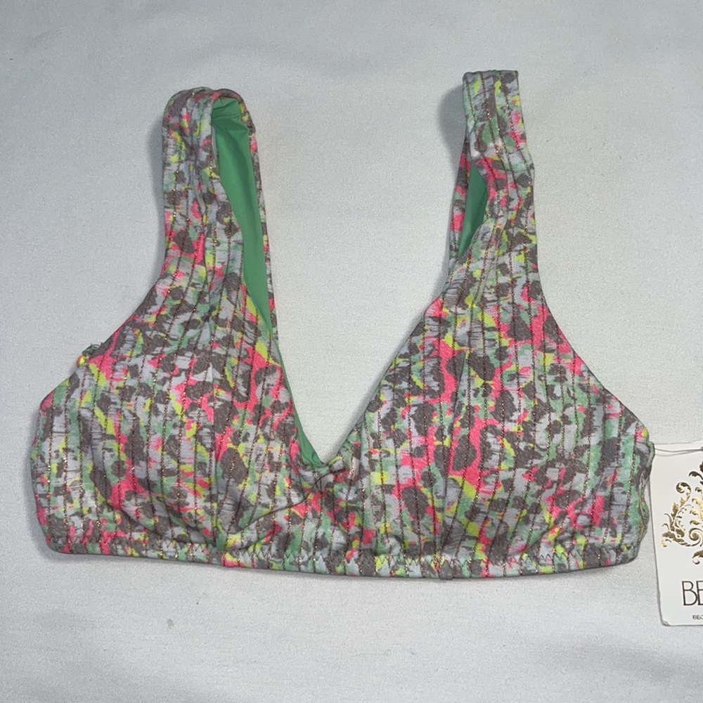 BECCA Multicolor Bikini Top Small - Picture 4 of 10